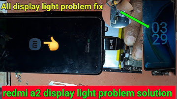 redmi a2 display light problem | redmi a2 light problem | Redmi A2-2023 Display Backlight solution
