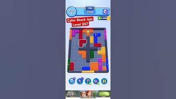 Color Block Jam Level 347 #colorblockjam #walkthrough #colorblockjamlevel #solution #braingames