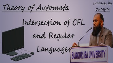 Intersection of CFL and Regular Languages | Theory of Automata | By Dr.MHM | Urdu/Hindi
