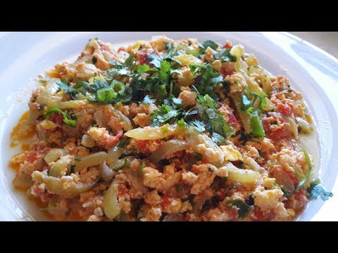 შემწვარი კვერცხი Яичница-болтунья с овощами / Яичница на завтрак