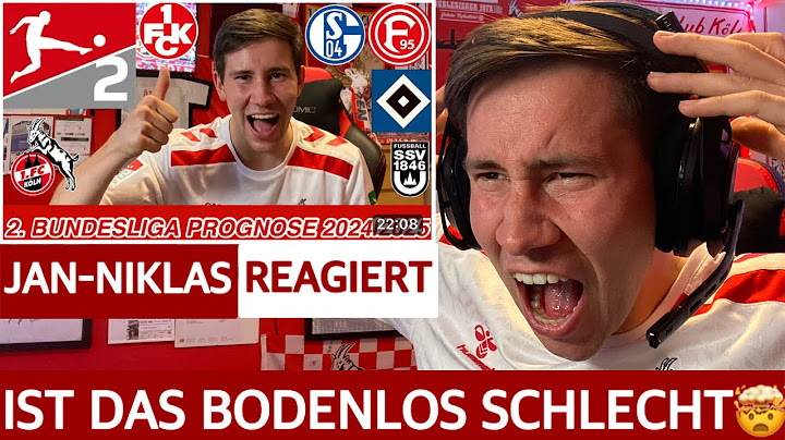 Jan-Niklas REAGIERT auf SEINE 2. BUNDESLIGA PROGNOSE 2024/2025