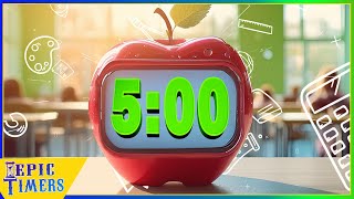 5 Minute Timer with Music and fun Apple timer bomb