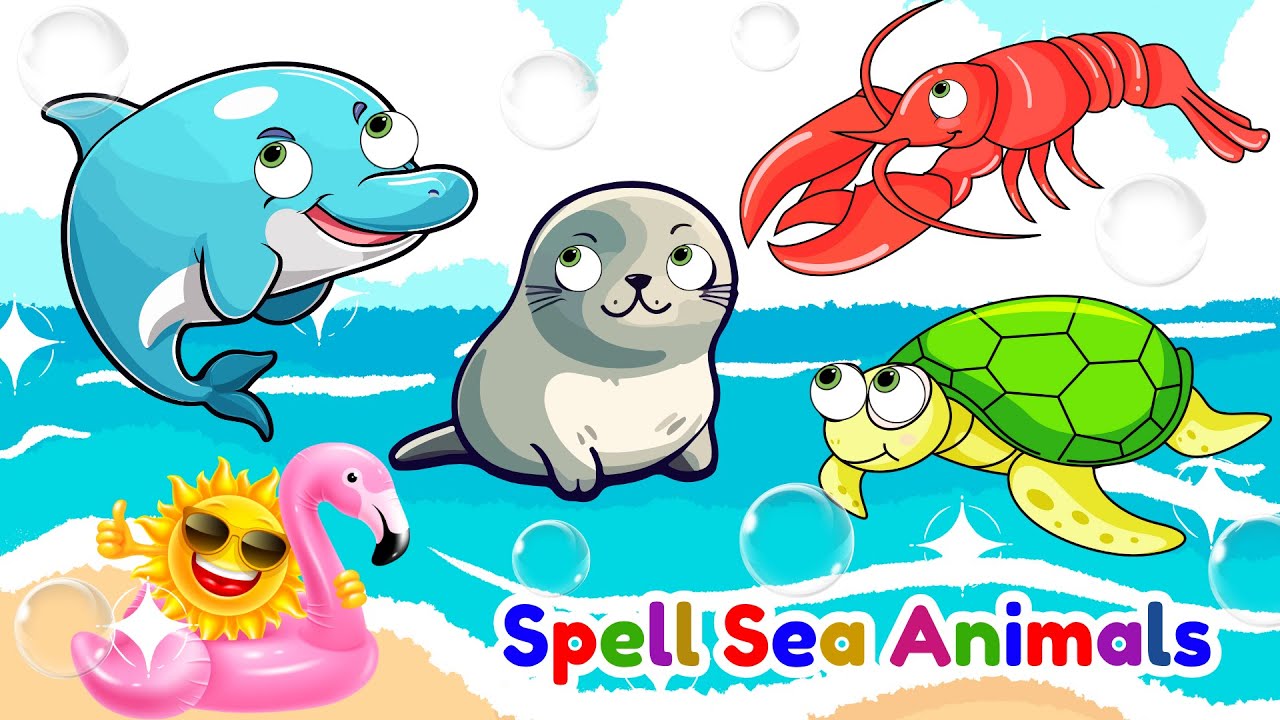 Sea Animals for Kids | Learn Sea Animal Names & Fun Ocean Facts for ...