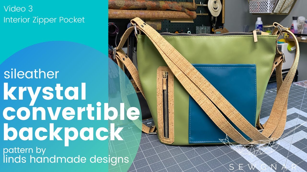 Krystal Convertible Backpack Sewalong - Video 3