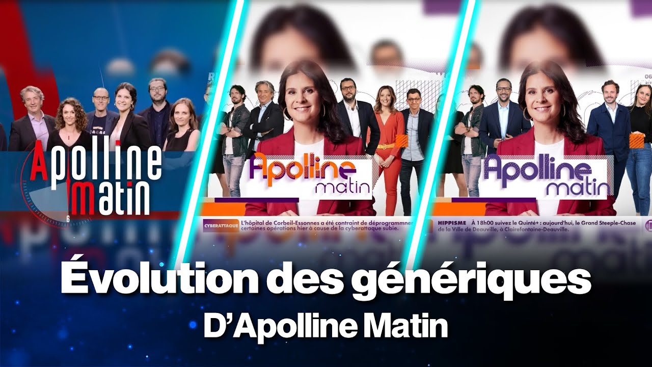 Évolution des génériques d'Apolline Matin