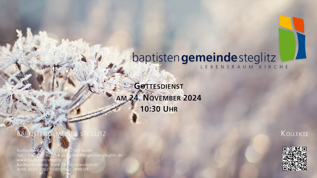 Gottesdienst am 24.11.2024 - YouTube