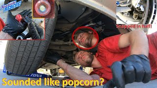Girl says her wheels sounded "like popcorn". Here's what happened to her van.