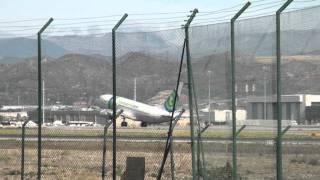[FULL HD] Transavia Boeing 737-7K2 (WL) PH-XRY Takeoff from Malaga
