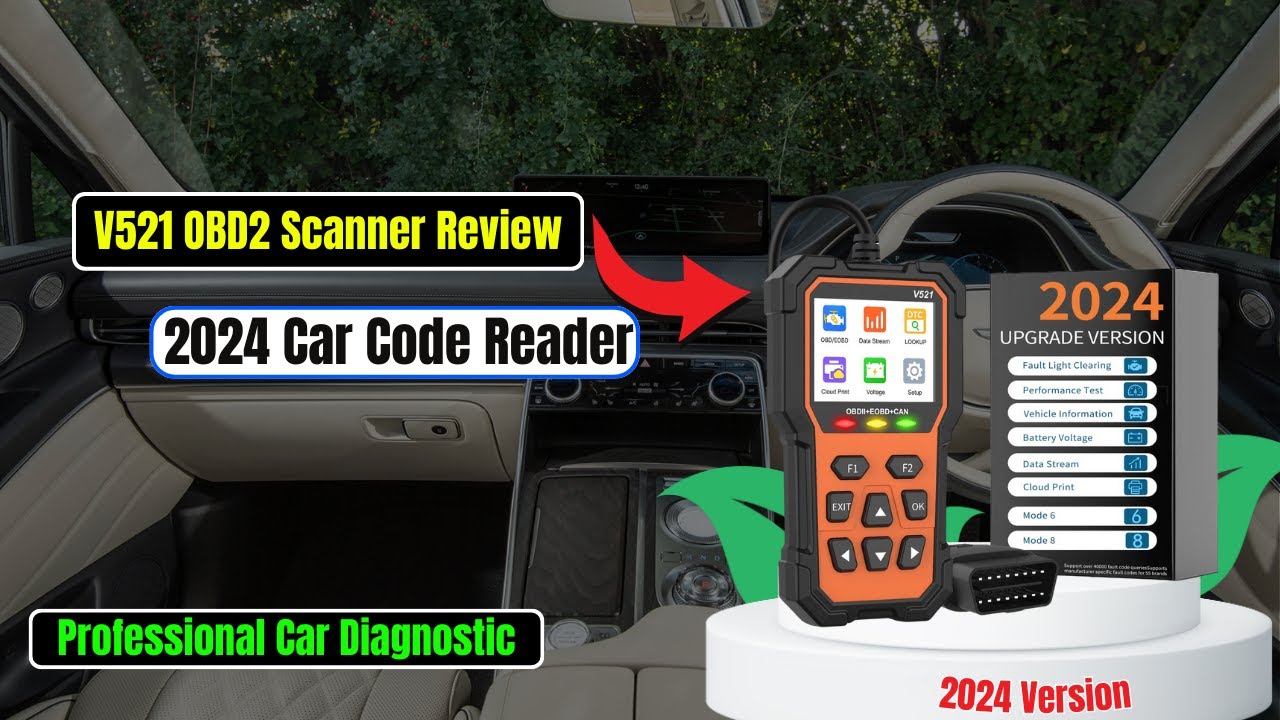 OBD2 Scanner Diagnostic Tool [Upgraded] By MMOBIEL - Check Engine Car