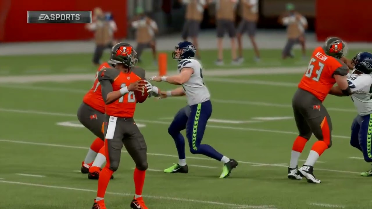 Seattle Seahawks vs Tampa Bay Buccaneers. Madden Franchise Mode game