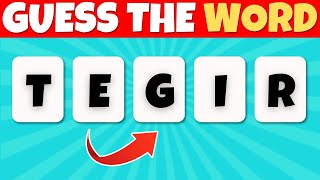 Can You Unscramble These Words? (Quiz)