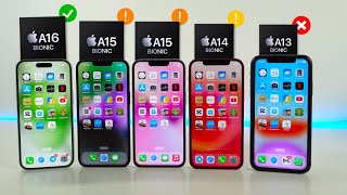 TEST de VELOCIDAD 🔥 iPhone 11 vs 12 vs 13 vs 14 vs 15 ¿Hay tanta diferencia?