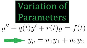 9: Variation of Parameters - Dissecting Differential Equations