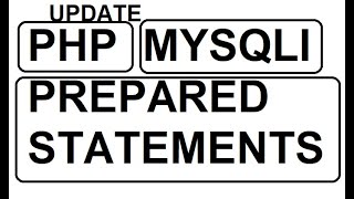 Update Records of MySQL Table Using PHP and MySqli Prepared Statement Part 1