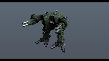 Lost Dragons Arma 3 Mod - WK-209 Combat Walker 360 Render