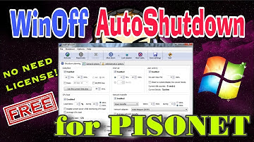 How to Install and Setup WinOFF Software - Pisonet AutoShutdown Application