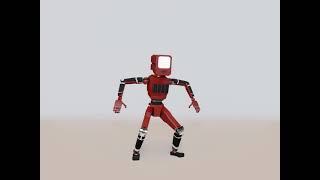 Robot dancing to the old Markiplier outro song [Crazy La Paint - Minimusicman]