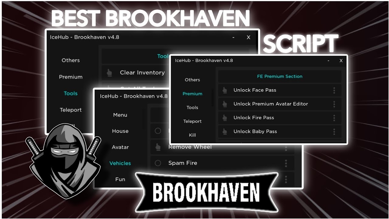 NEW* Brookhaven 🏡RP Script (PASTEBIN 2023) (KILL, TROLL OPTIONS, UNLOCK  GAMEPASSES, CAR BOOST) 