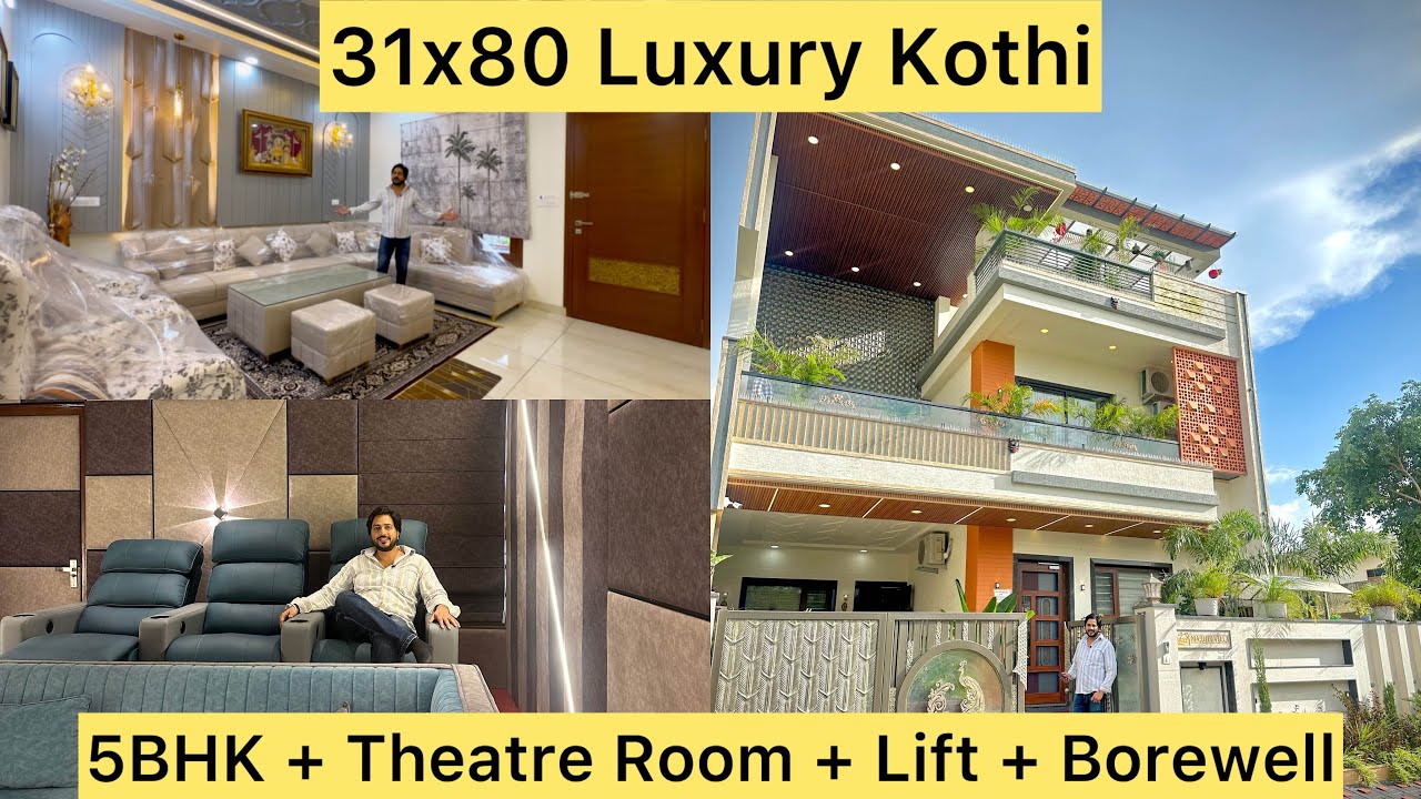 275 Gaj ki Shandaar 5BHK Kothi | Lift, Theatre, Borewell ke Saath | Jaipur Ajmer Road