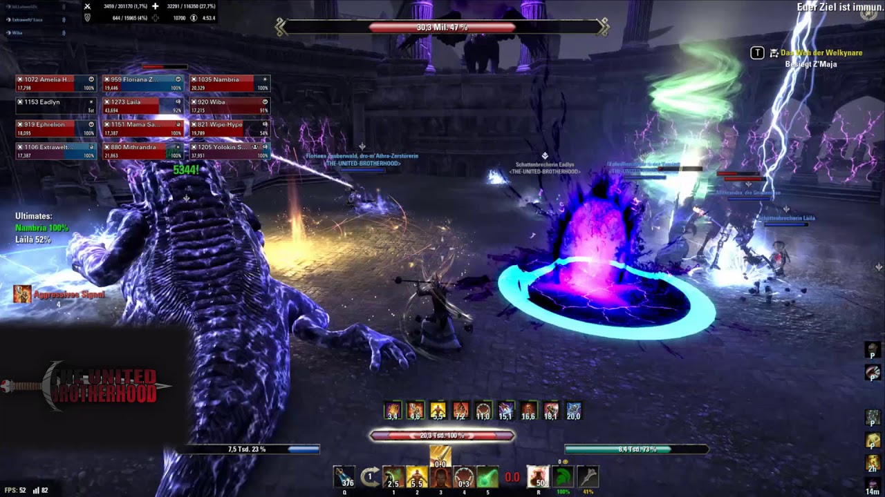 ESO vCR +1 (Relequen) 56k Score (Templar Healer) THE UNITED BROTHERHOOD YouTube