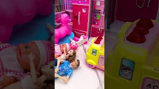 Satisfying With Unboxing Barbie Doll And House Set Toys, Asmr 