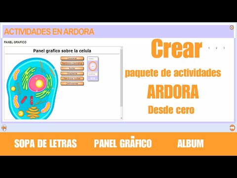 ✅Paquete de actividades en ARDORA 8 | SOPA DE LETRAS, PANEL GRAFICO, ALBUM. TUTORIAL ARDORA 2020