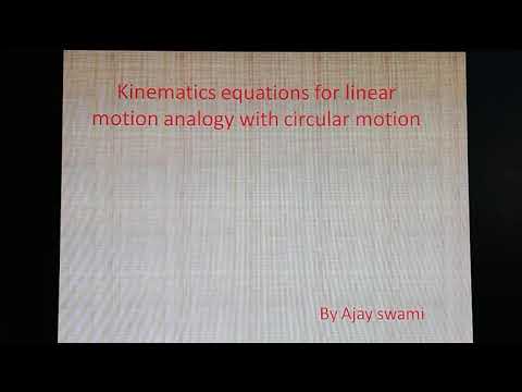 8th lecture on linear motion and angular motion - YouTube