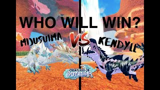 Mijusuima Vs Kendyll 1V1 Creatures Of Sonaria Roblox