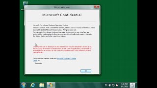 Installing Windows 8 build 7950