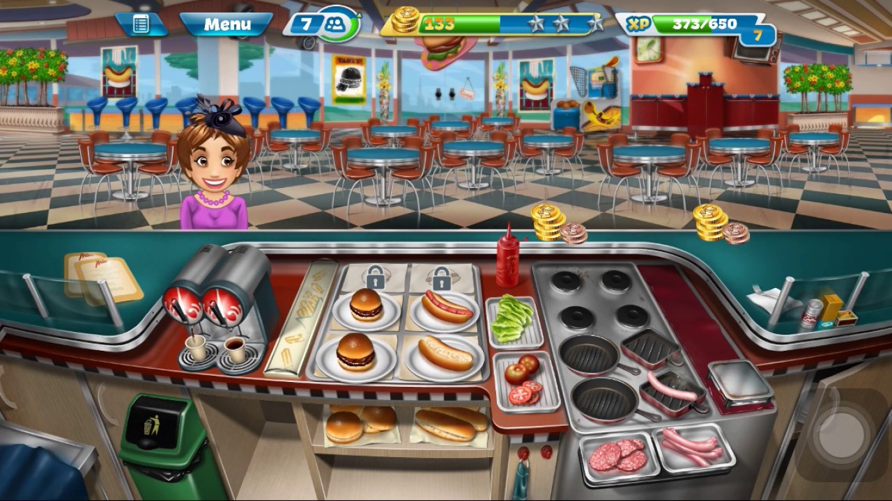 (Cooking fever) Fast Food Court - level 8