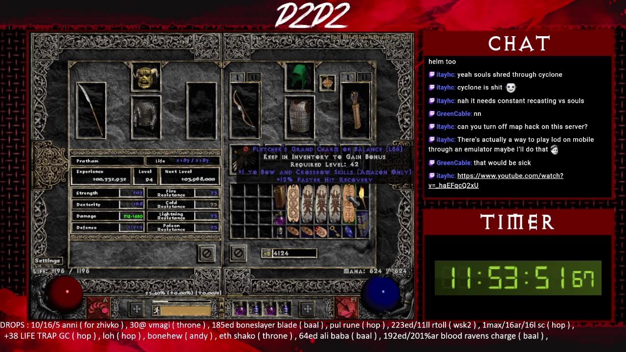 🔴 SLASHDIABLO LADDER RESET !! FROSTFIRE BOWAZON LV 94 - 95 ???