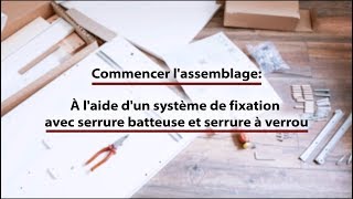 How to Use a Cam Lock and Cam Bolt - French