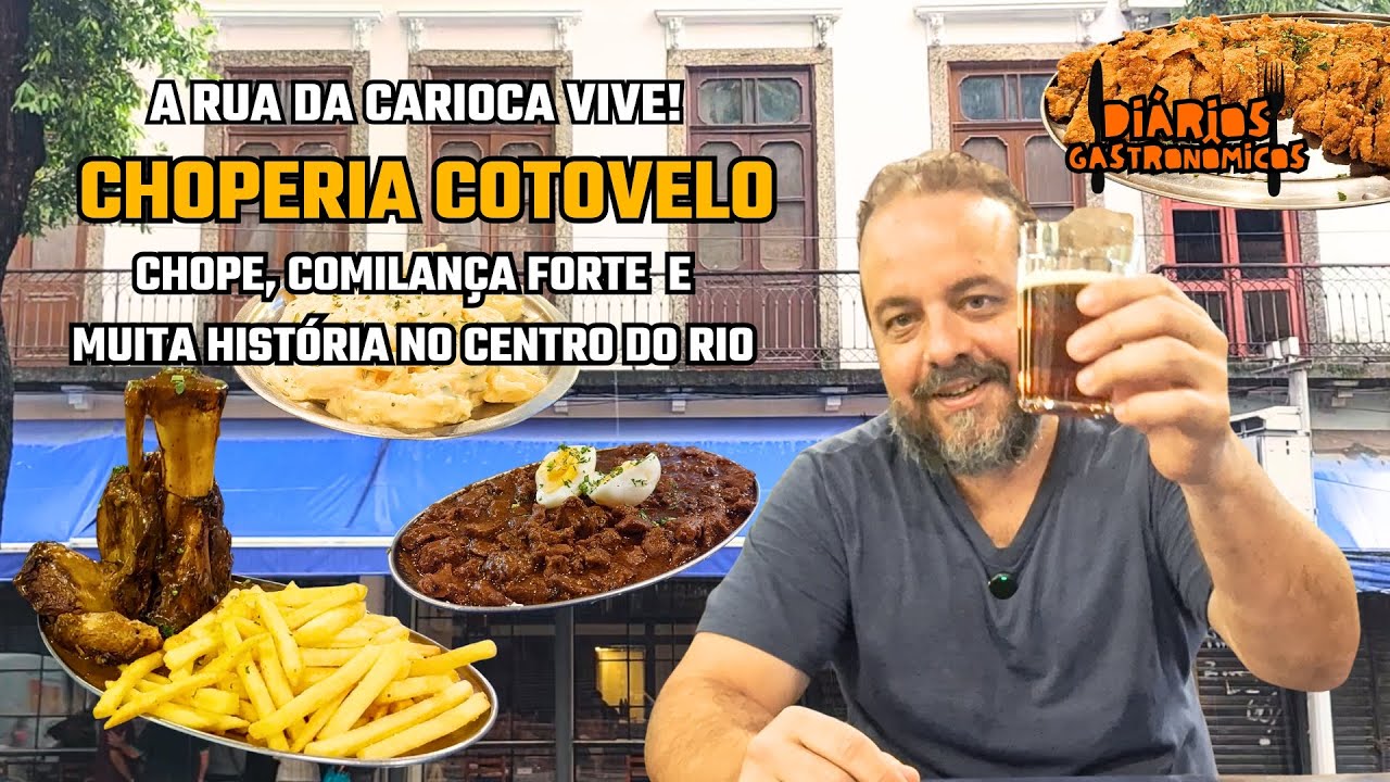 A Rua da Carioca está viva: Cotovelo, chope e tradição no Centro do Rio | Diários Gastronômicos