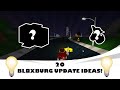 20 Things For Future Updates (Bloxburg)