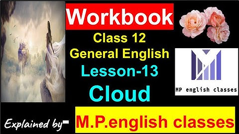 English workbook class 12 lesson 13 wind poem explanation with Question answers #M.P.english classes