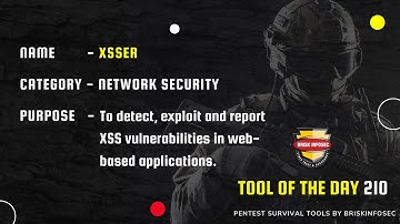 XSSER - Detect, Exploit and Report XSS vulnerabilities | Briskinfosec