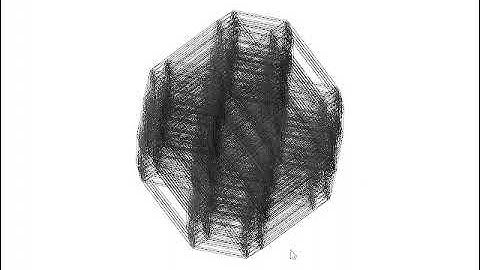 rust powered petrie polygon orthographic projection of an n-dimensional hypercube