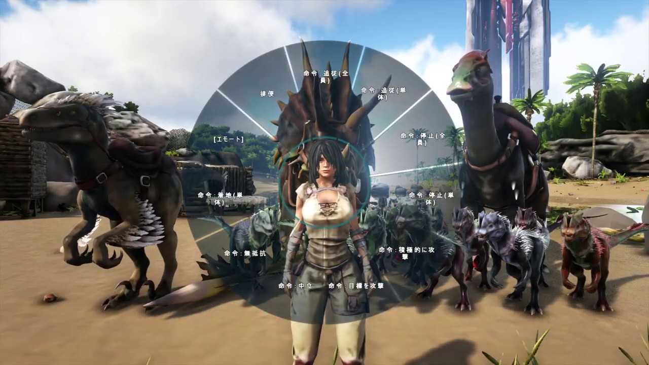 Ark 恐竜だらけの島でサバイバル生活 アルファユタラプトル スカル 討伐戦 Youtube