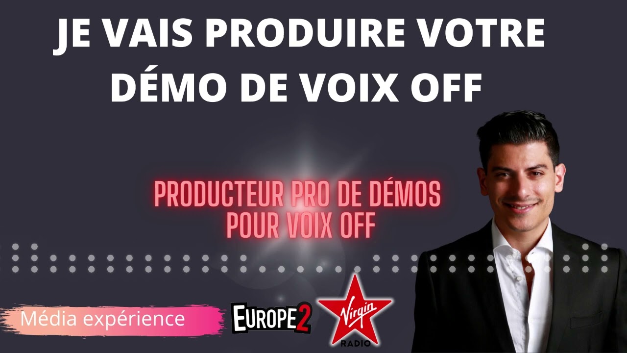produire une démo voix off qui vend sur ComeUp