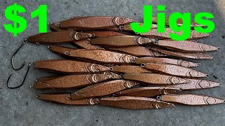 How to make lead flutter jigs for $1 a piece. by Peeling Line 1,351 views 1 year ago 9 minutes, 59 seconds