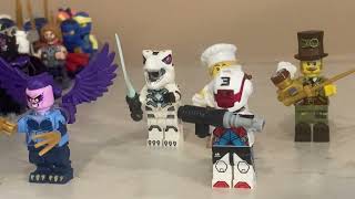 My updated Lego cmf mini figure collection
