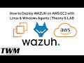 AWS + Wazuh: Full Deployment with Agent Setup on Windows &amp; Linux [Urdu]