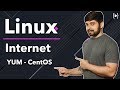 Connect CentOS Linux to internet