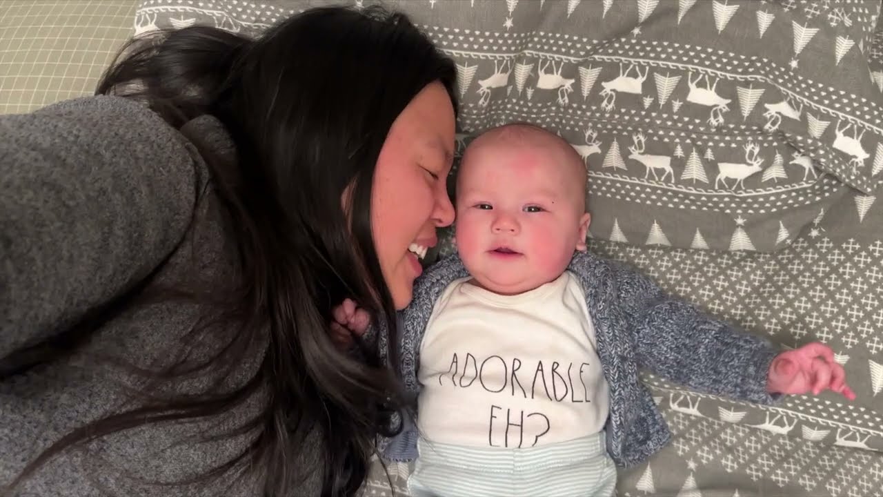 Chill day with our baby and puppies