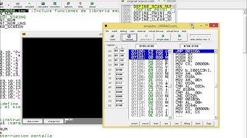 Emu8086 Menu con las operaciones basicas