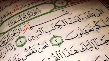سورة يوسف - عبد الباسط - شاشة سوداء بدون اعلانات - YUSUF- Abdul basit - Black screen الاذاعة المصرية