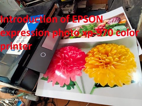 Introduction of EPSON expression photo xp-970 colour printer