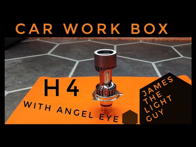 Car Work Box H4 LED With Angel Eye Review 
