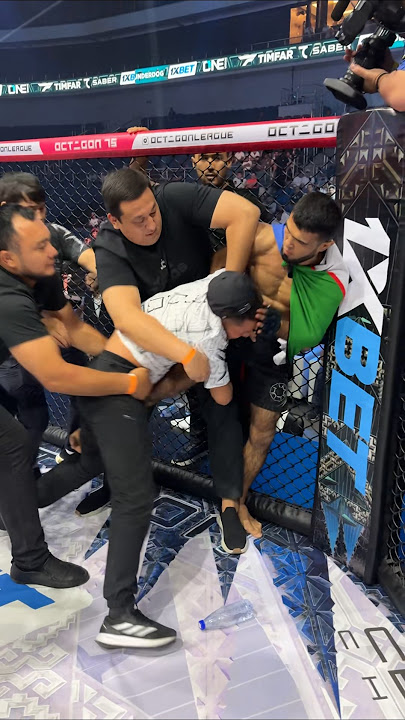 Устроили драку! Все в шоке #uzbek #mma #octagon