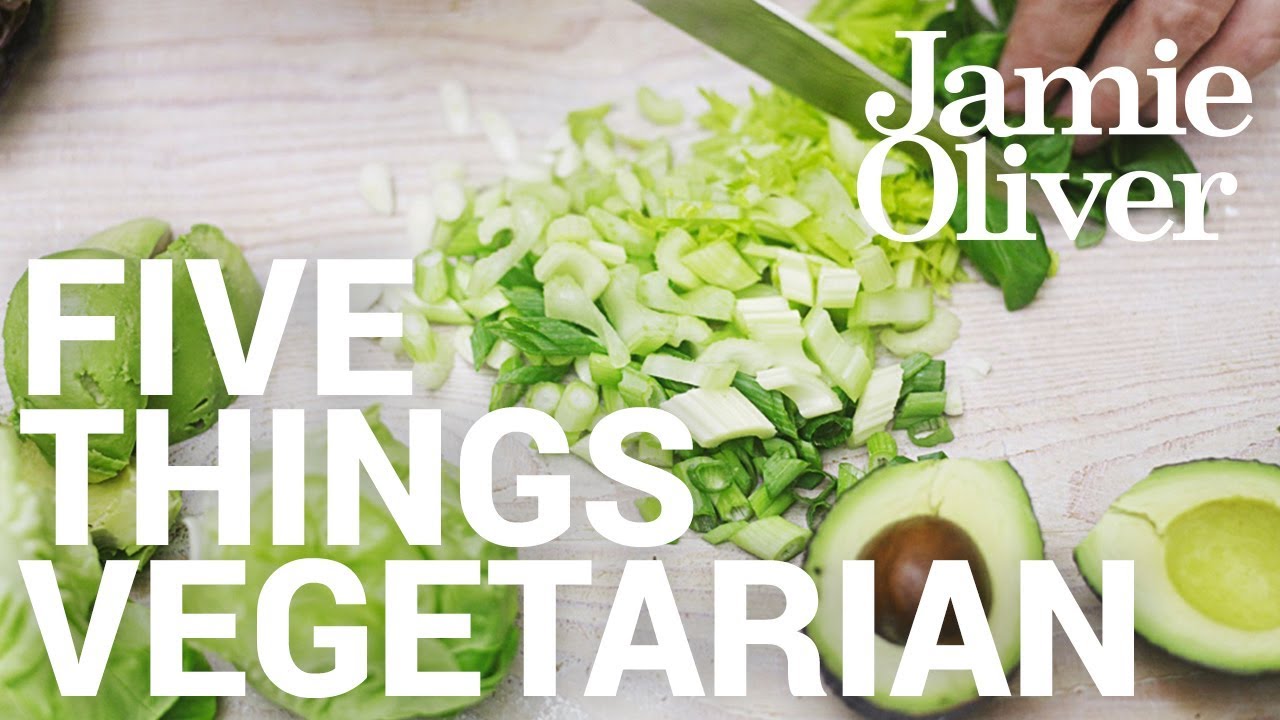 5 Things... Vegetarian | Food Tube Classic Recipes | Jamie Oliver